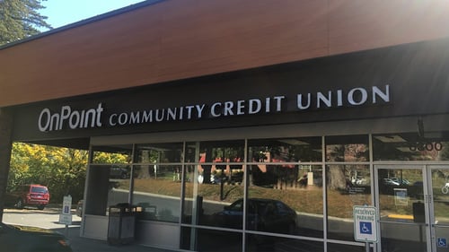 OnPoint Community Credit Union - Kruse Meadows Branch Exterior - 6300 SW Meadows Rd.