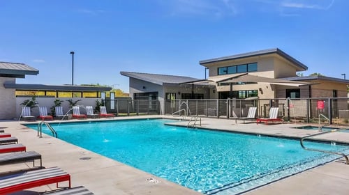 Apartment Complex with Pool at The Premiere at Dana Park, Mesa, AZ