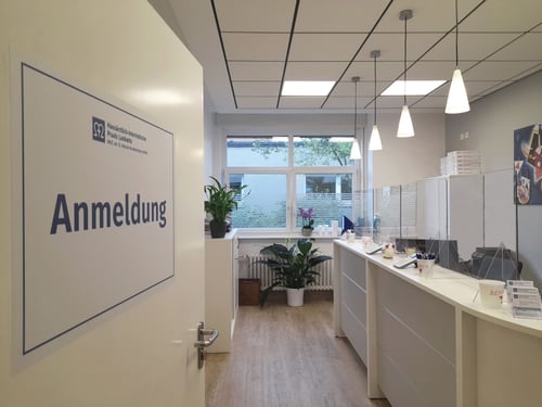 Empfangsbereich MVZ am St. Marien-Krankenhaus Berlin