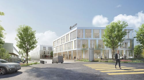 Le bâtiment QUARZ'UP se situera dans la zone de Vernier-Montfleury