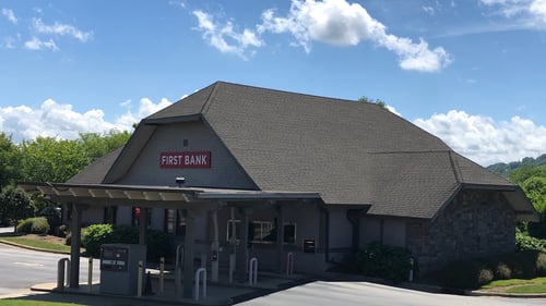 Enka First Bank drive thru