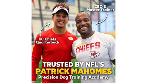Precision Dog Training Client Patrick Mahomes