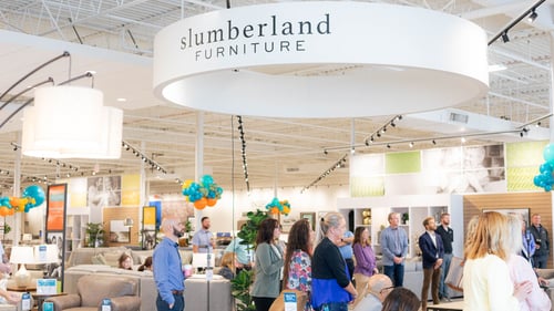 Sunset Hills Slumberland Furniture people browsing