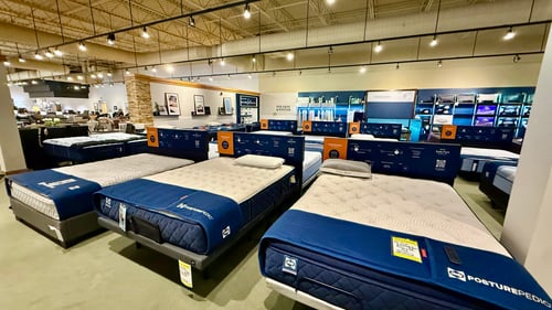 Sealy mattresses at Slumberland Furniture Champaign.