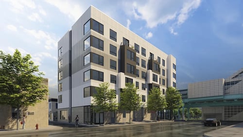 Property building at The Isaac, Philadelphia, PA