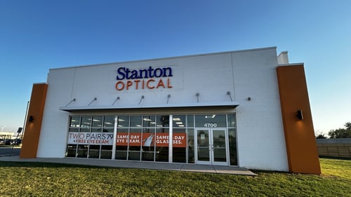 Storefront at Stanton Optical store Del City, OK 73115