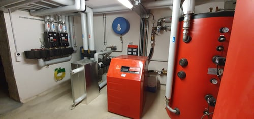 Installazione termopompa acqua acqua