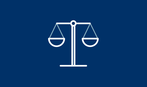Scales of justice icon.