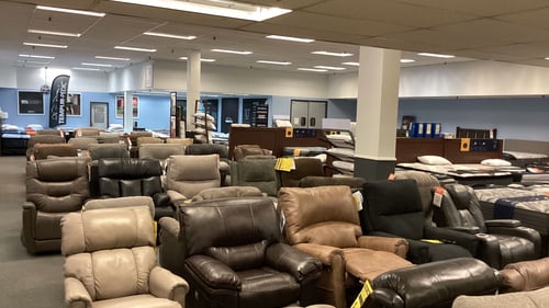 St Paul Slumberland Furniture Clearance Center recliners