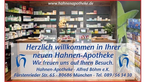 Aussenansicht der Hahnen-Apotheke