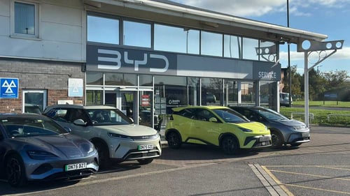 Evans Halshaw BYD Rotherham Dealership Exterior
