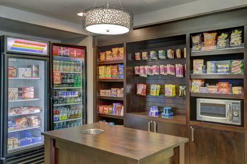 Need a quick snack? Visit our hotel Lobby Market.