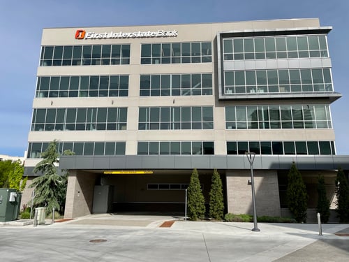 Exterior image of First Interstate Bank in Boise, ID.