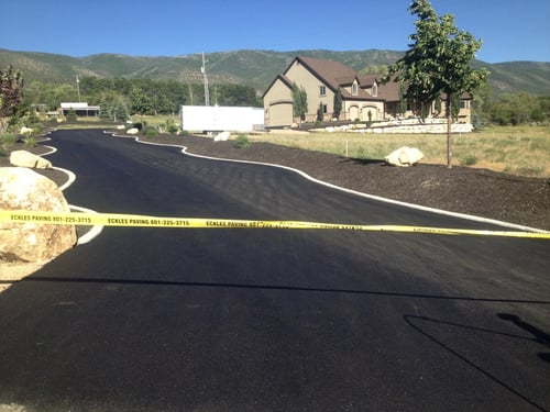 Residential asphalt paving Park City Utah Summit County