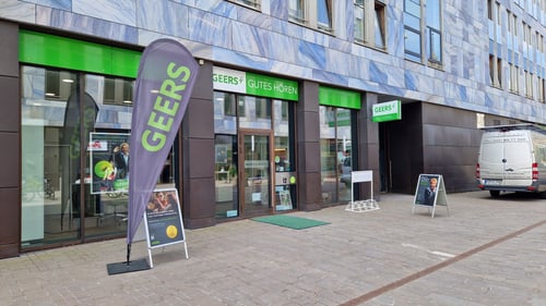 Außenaufnahme vom GEERS Fachgeschäft
