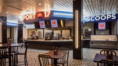 Port 17 Seafood Restaurant at Harrah's Gulf Coast Hotel & Casino, in Biloxi MS.