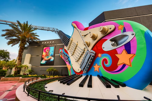 Front entrance to Rock ‘n’ Roller Coaster Starring The Muppets