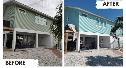 Exterior house painting project in Punta Gorda FL