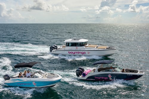 Baymingo Boat Rental Fort Lauderdale and Hollywood
With captain
Millonaire Row, Haulover sandbar, Raccoon Island, Party boat, bachelorette party, birthday