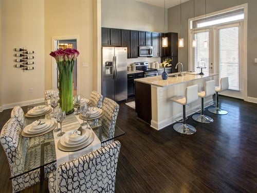 Elegant Dining Area at LaVie Southpark in Charlotte, NC
