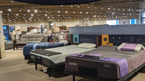 Amery Slumberland Furniture sleep section