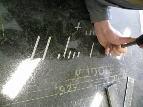 Steinmetzmeister Anton Raffetseder in Persenbeug-Gottsdorf