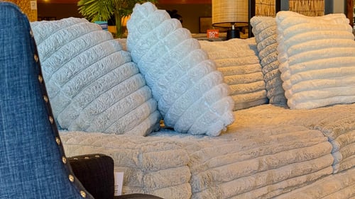 Woodbury Slumberland Furniture living home theater sofa
