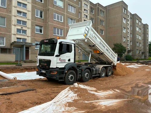 Žemės darbai. Žemės kasimo, lyginimo darbai