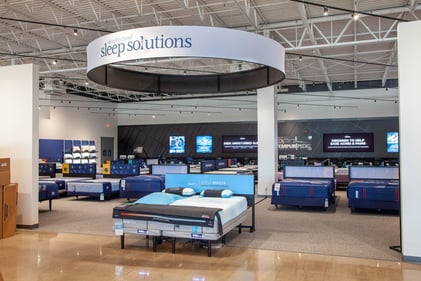 Bloomington Slumberland Furniture sleep solution section