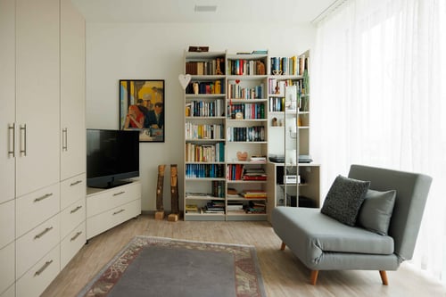 Bücherregal & Einbauschrank Lesezimmer