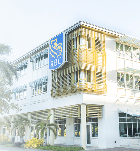 RBC cayman island office building exterior.