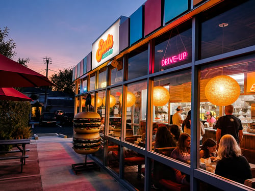 #EatsBurgers #FredericksburgVA #BurgerRestaurant #VirginiaRestaurants #RestaurantExterior #AmericanRestaurant #CasualDining #LocalRestaurant #DriveUpService #BurgerLovers #RestaurantPhotography #FoodDestination #FredericksburgFood #RestaurantListing #DiningExperience