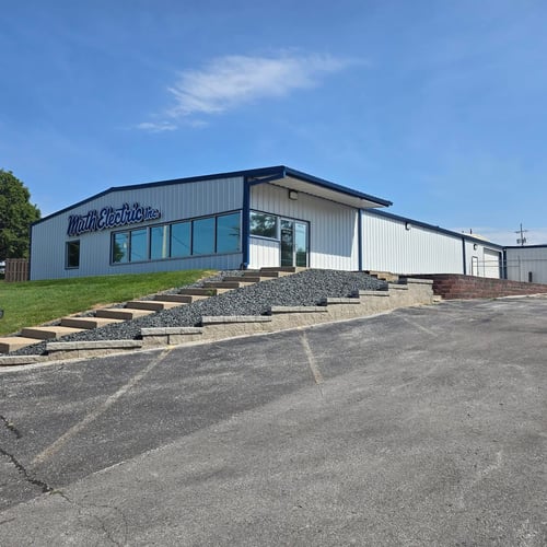 Exterior of Muth Electric building in Omaha