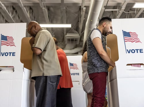 People voting image