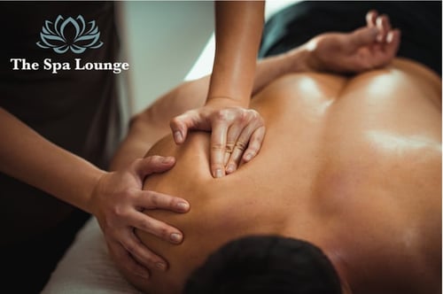 Relaxing massage therapy session at The Spa Lounge