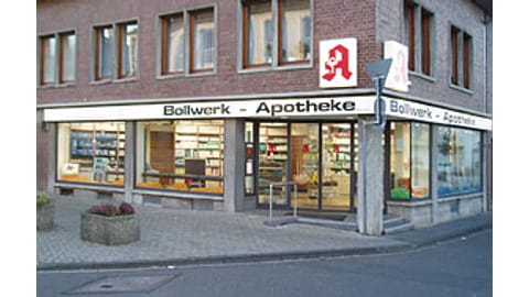 Aussenansicht der Bollwerk-Apotheke