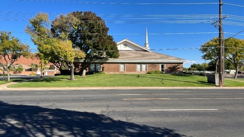 The Church of Jesus Christ of Latter-day Saints building in St. George, Utah, at 1610 North Dixie Downs Road.