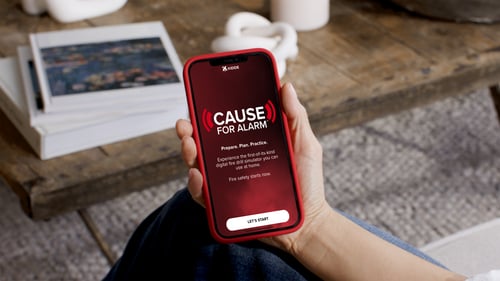 Kidde Safety Simulator on a phone