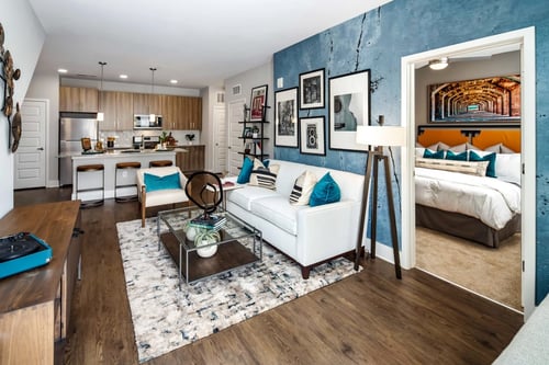 Living Room at Alta Bridges in McDonough, GA