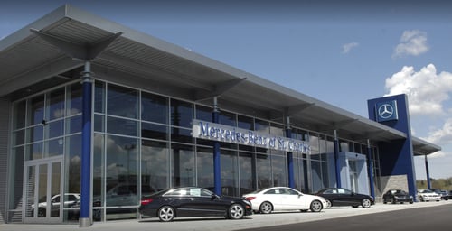 Image of the front of Mercedes-Benz of St. Charles dealership