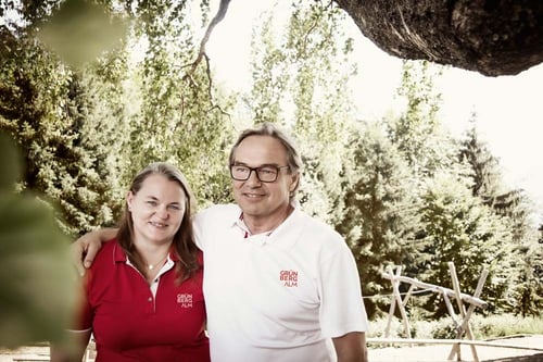 Grünbergalm Familie Zauner in Gmunden Ausblick
