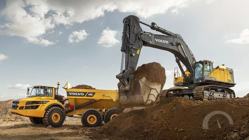 Construction heavy equipment - Volvo