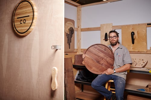 woodworker in studio