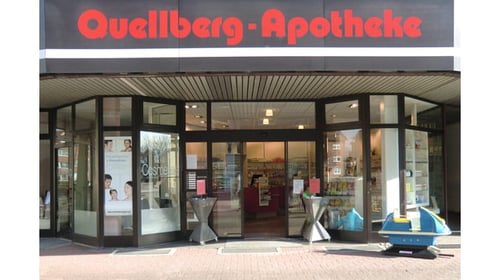 Aussenansicht der Quellberg-Apotheke