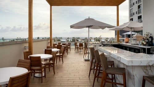 Umbra Pool Deck at the AC Clearwater Beach