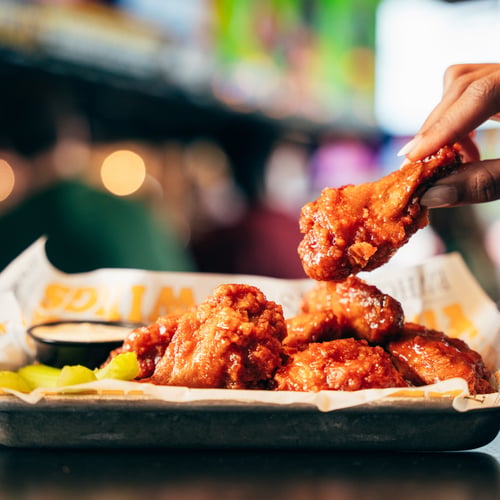 Famous bone-in wings
