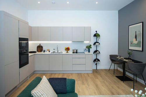 Rendering of the kitchen at The Waypoint in Maidenhead, SL6 8YH, UK