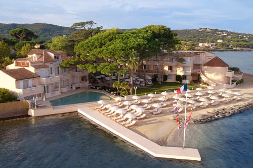 Cheval Blanc St-Tropez - vue aérienne