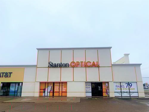 Storefront at Stanton Optical store in Lubbock, TX 79414