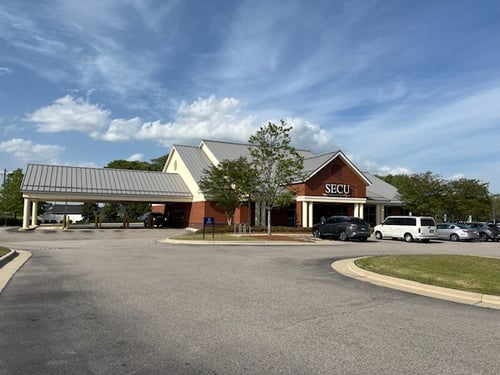 Outside view of the State Employees' Credit Union Smithfield-Buffalo road branch